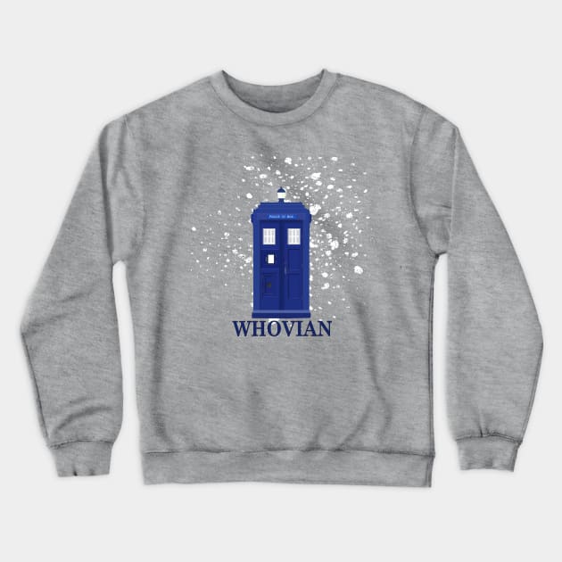 Whovian Crewneck Sweatshirt by pickledpossums